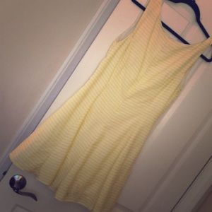 Yellow stripe dress from Zara